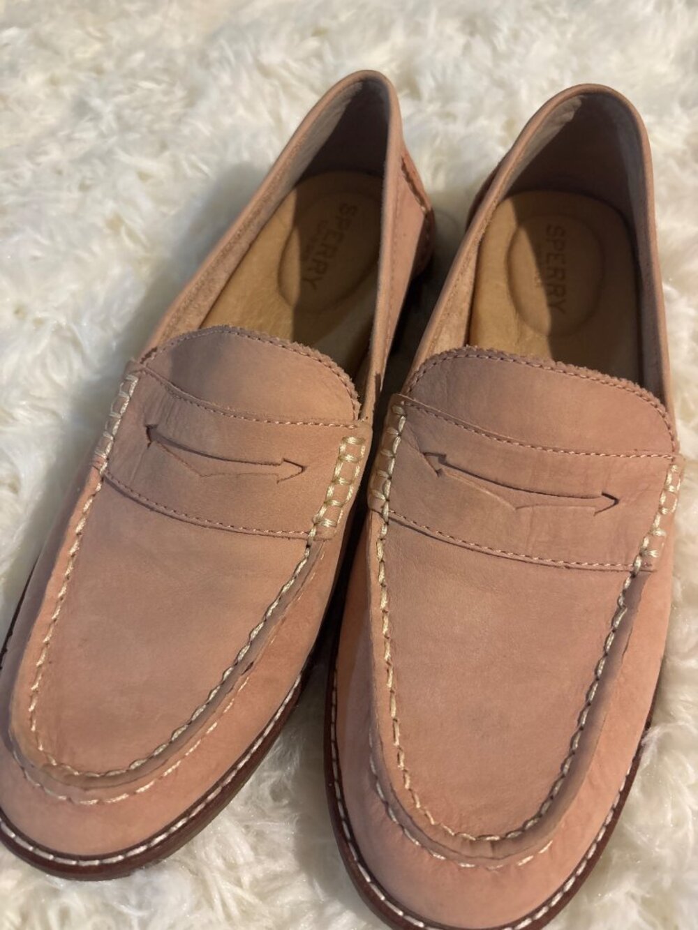 Sperry Top-Sider Women's Size 7M Brown Leather Penny Loafers Slip-On Shoes - Picture 11 of 14